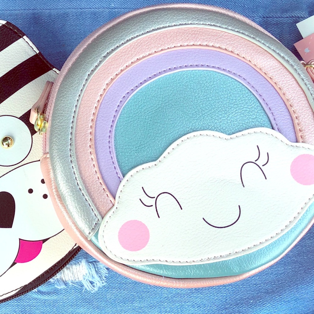 Betsey Johnson Rainbow Wristlet NWT